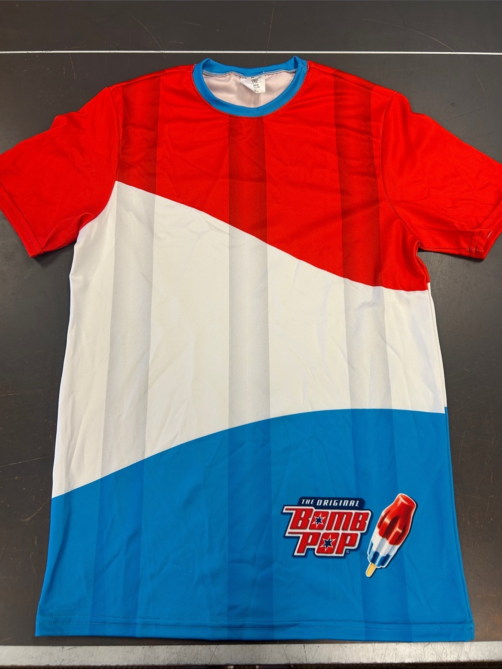 Colorblock Short-Sleeve Tee - Red/White/Blue